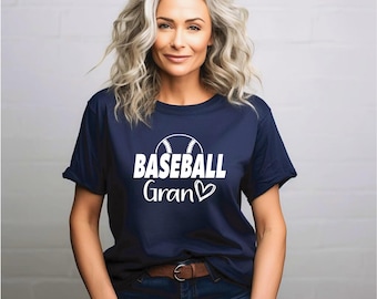 Baseball Gran Shirt |  Perfect Gift for Gran | Game Day Family Tshirts | Baseball Shirt
