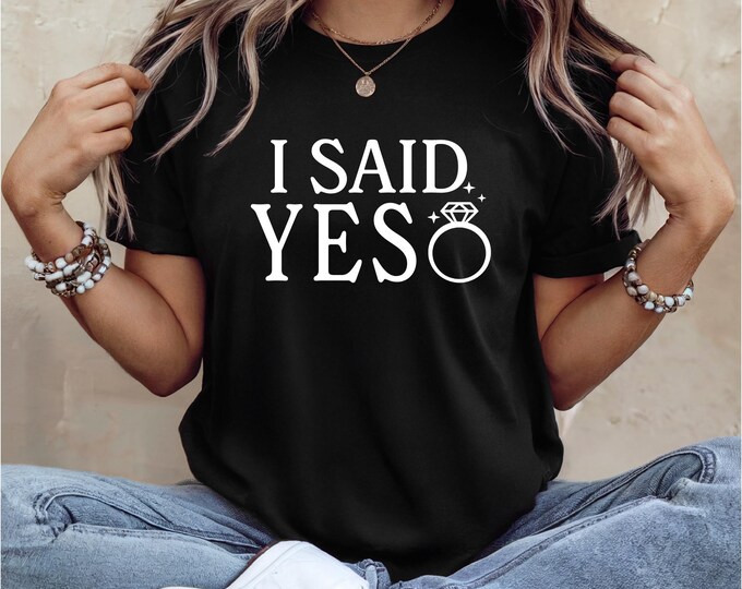 Fiancé Tee: Ideal Engagement Announcement | Fiancé Shirt | Free Shipping