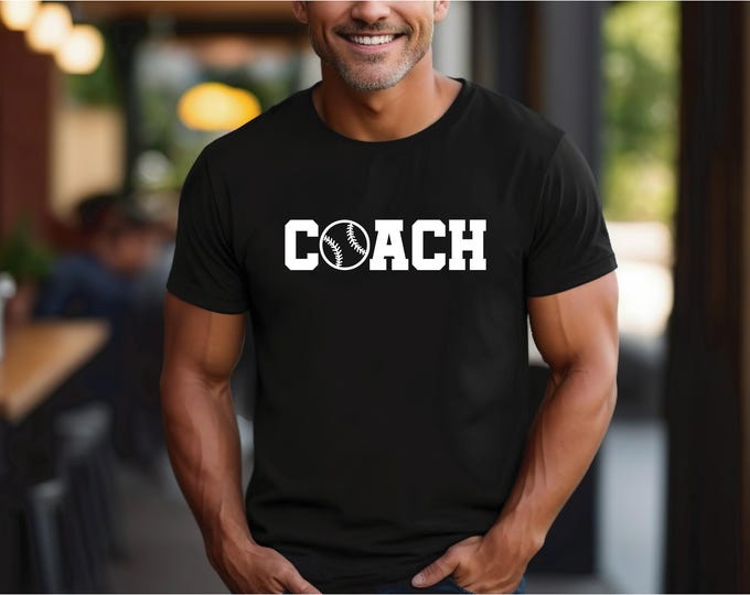 Baseball Coach Shirt | Softball Coach Shirt | Free Shipping | Baseball Performance Shirt | Baseball Shirt | Coach Shirt | Gift for Coach