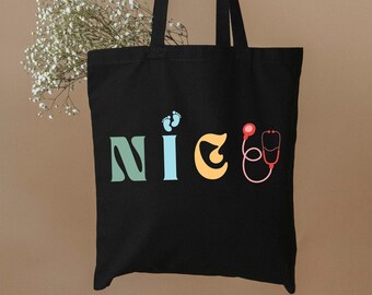 NICU Nurse Tote Bag, Nurse Grad Gift, Tote Bag Nurse, Nurse Bag, RN, Nurse Gift, Cadeau voor vrouwen