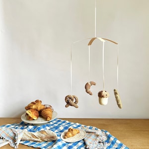 Boulangerie Baked Goods Wool Mobile