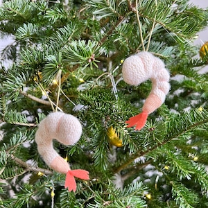 Wool Shrimp Ornament image 2