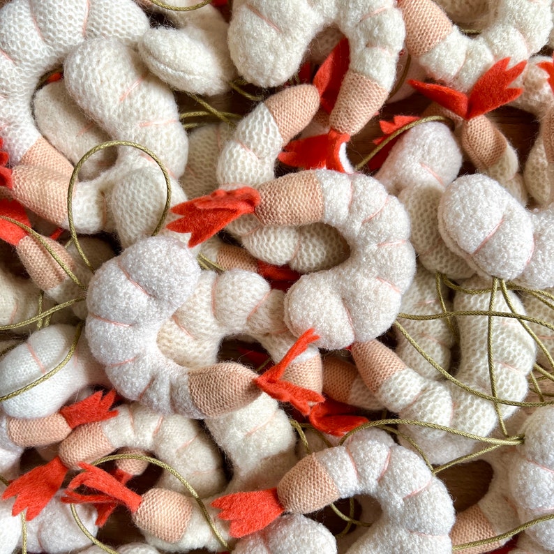 Wool Shrimp Ornament image 6