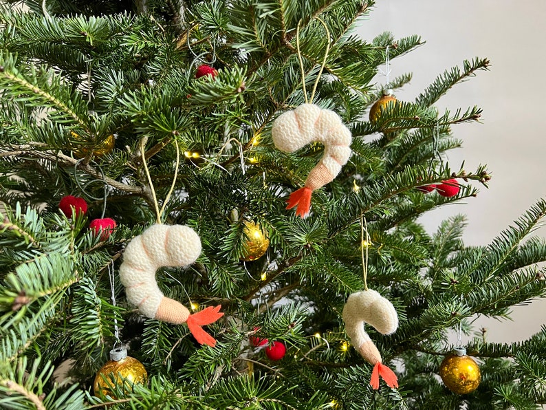 Wool Shrimp Ornament image 1