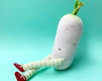 Wool Daikon Soft Toy