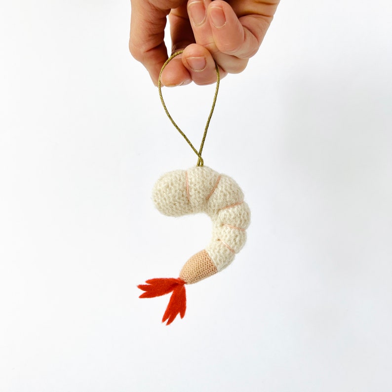 Wool Shrimp Ornament image 7