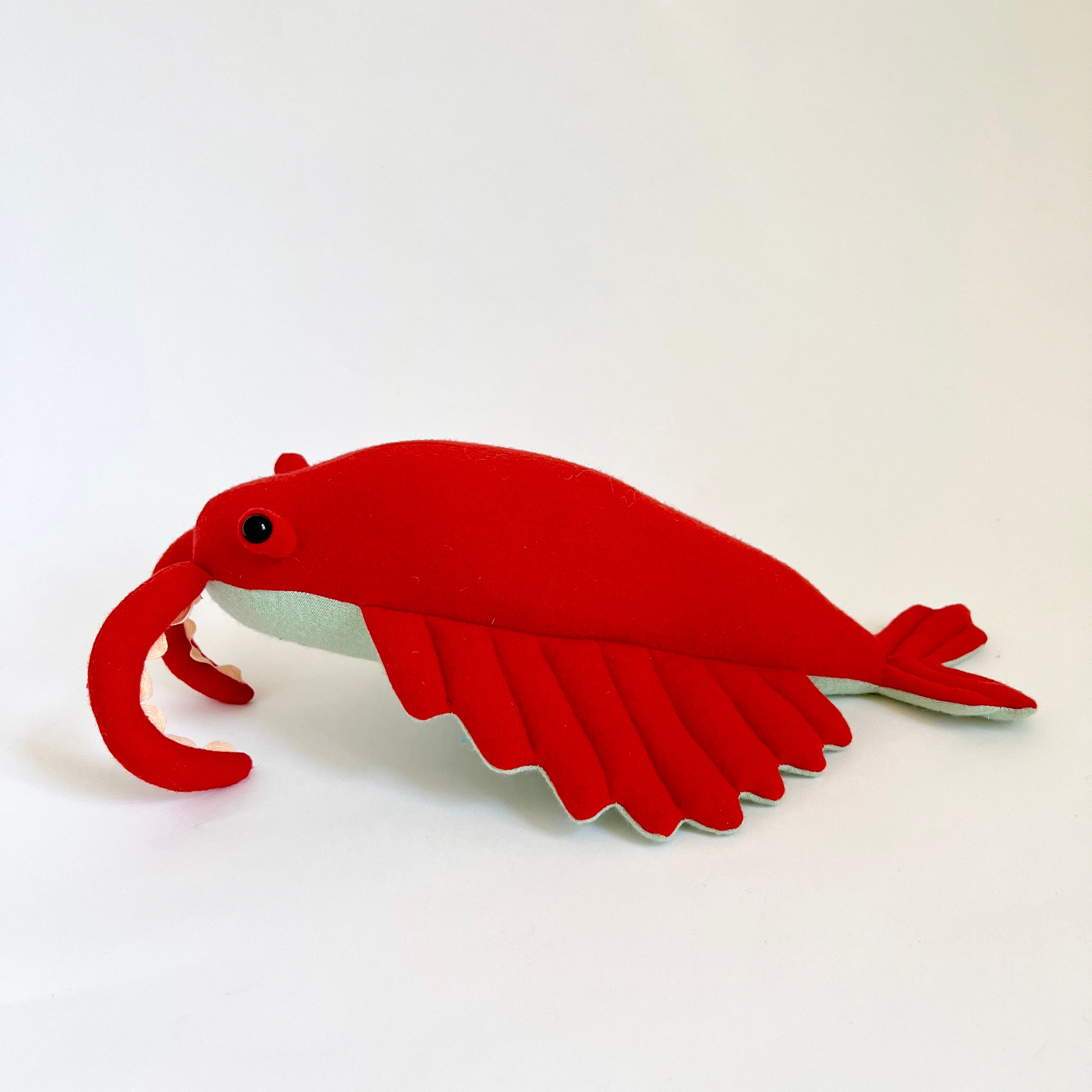 Anomalocaris Wool Toy Cherry/Mint