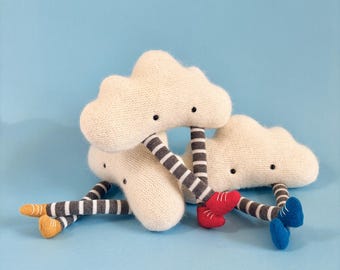 Cloudy : jouet/décor en laine recyclée