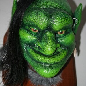 Life Size Grimlands Goblin WolfRider Wall Mounted Trophy OOAK