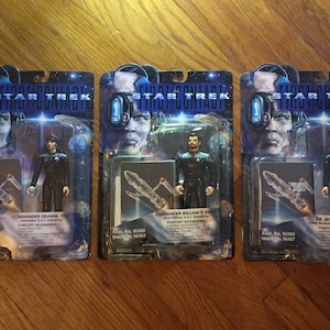 Star Trek six inch figures Lot of 3