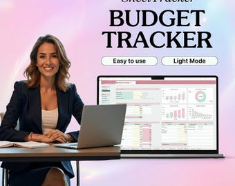Home Finance Dashboard: Budget Planner, Expense Tracker (Excel, Google Sheets)