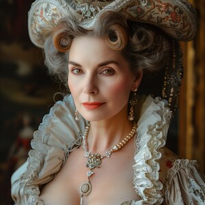 Custom Portrait from Photo - Elegant Personalized Renaissance Royal Artwork, Wall Decor, Unique Gift for Her, Historical Portrait K058