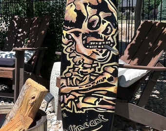 Custom Painted Vintage Wakeboard