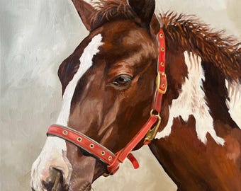 走る馬の絵画 オリジナル野生馬の壁掛けアート キャンバス 動物油絵 馬