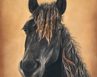 Personalized Horse Portrait | Equine Art | Horse Painting