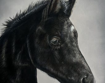 Custom Horse Portrait | Equine Art | Horse Painting