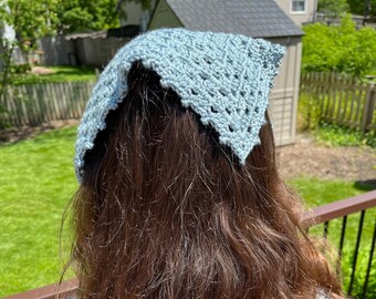 Crochet Triangle Bandana