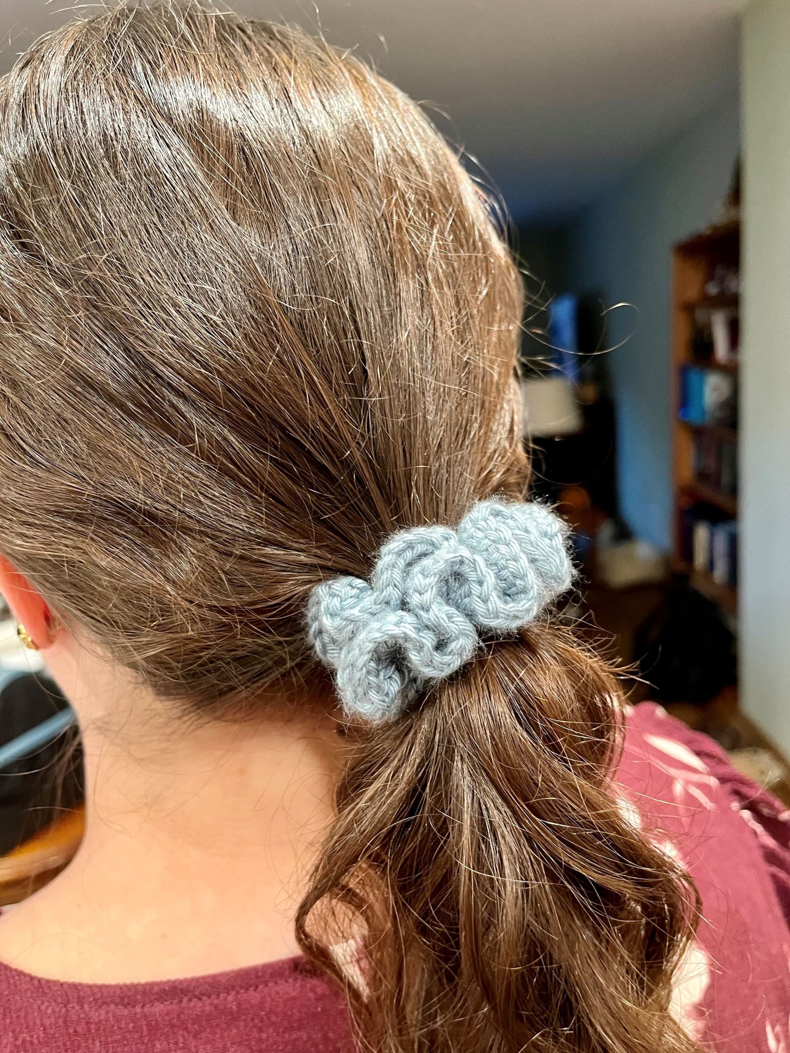 Crochet Ruffle Scrunchie - Etsy