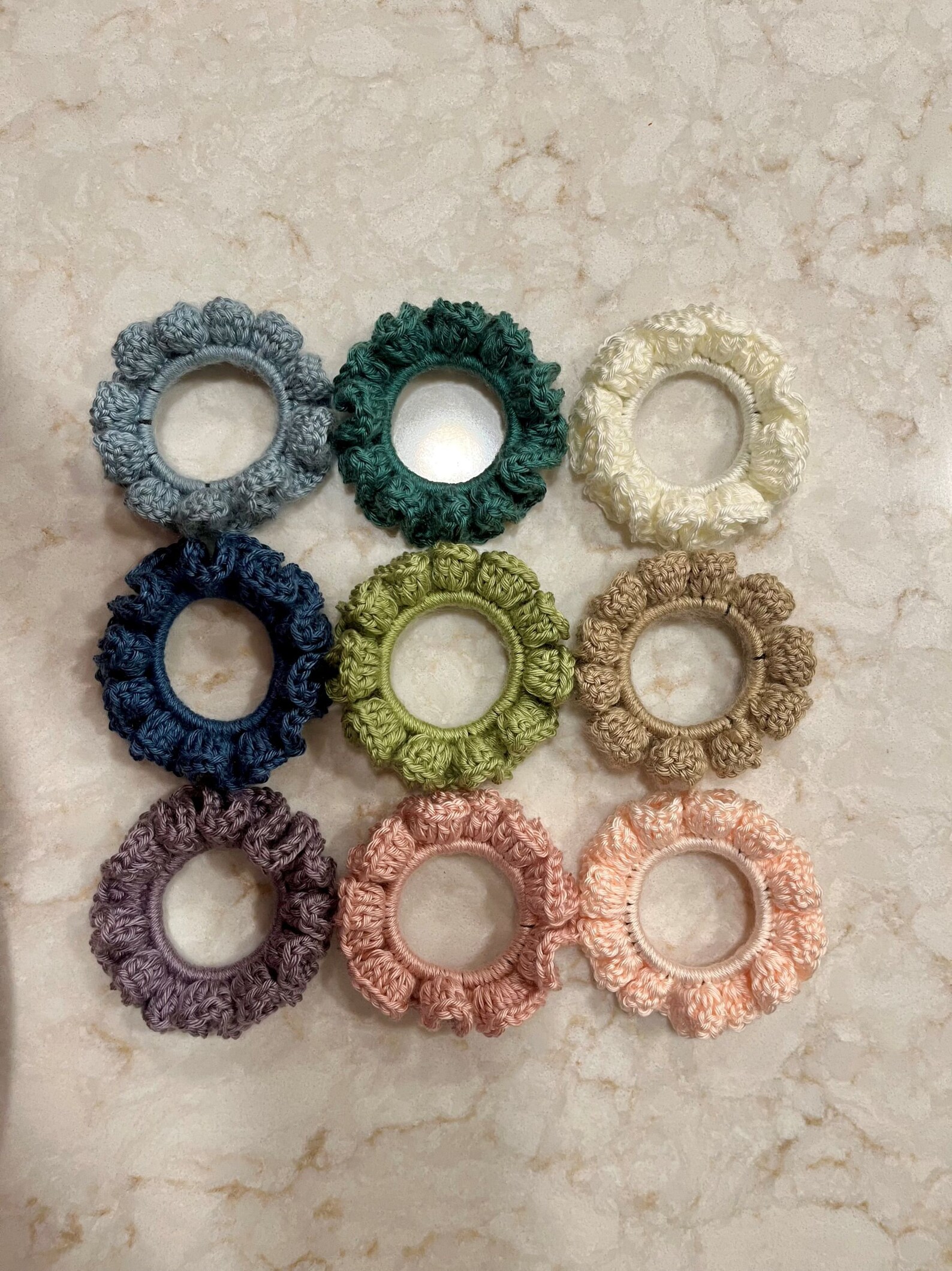 Crochet Ruffle Scrunchie - Etsy