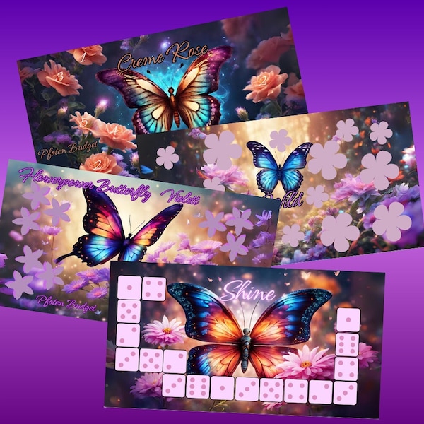 Flowerpower Butterfly Challenge Set Mixchallenge A6