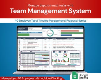 Team-Mangement-System | Abteilungsaufgaben-Tracker | Google Blätter