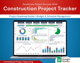 Construction Project Manager | Streamline Construction Tasks | Google Sheets Tool