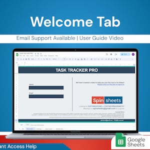 Task Tracker Pro: Task Priority and Progress Tracking | Google Sheets ...