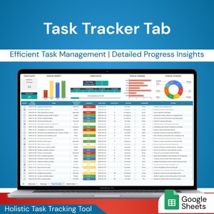 Task Tracker Pro: Task Priority and Progress Tracking | Google Sheets ...