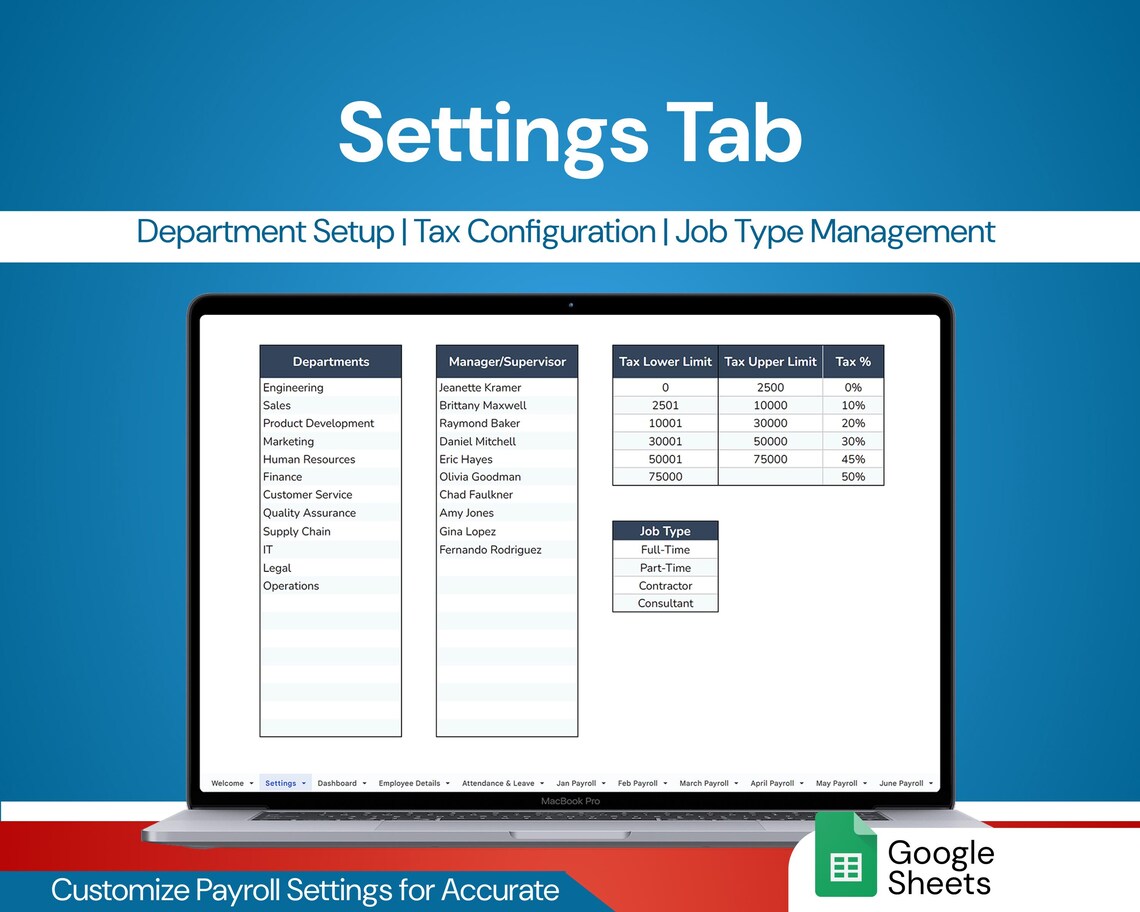 Employee Payroll Tracker | Salaries Calculator & Payments Management ...