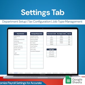 Employee Payroll Tracker | Salaries Calculator & Payments Management ...