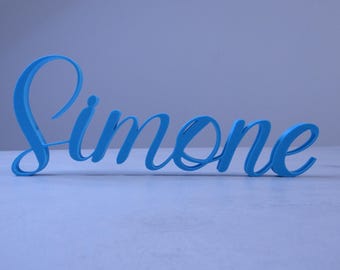 Escritura 3D personalizada: un regalo único y significativo.