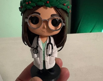 Estatuilla personalizada en formato STL a partir de una foto – Mini Me 3D estilo Funko Pop, modelo digital personalizado, descarga.