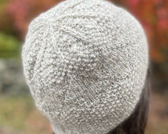 Hat KNITTING PATTERN - Venskab - Worsted, Textured, in Three Sizes - Digital Download PDF