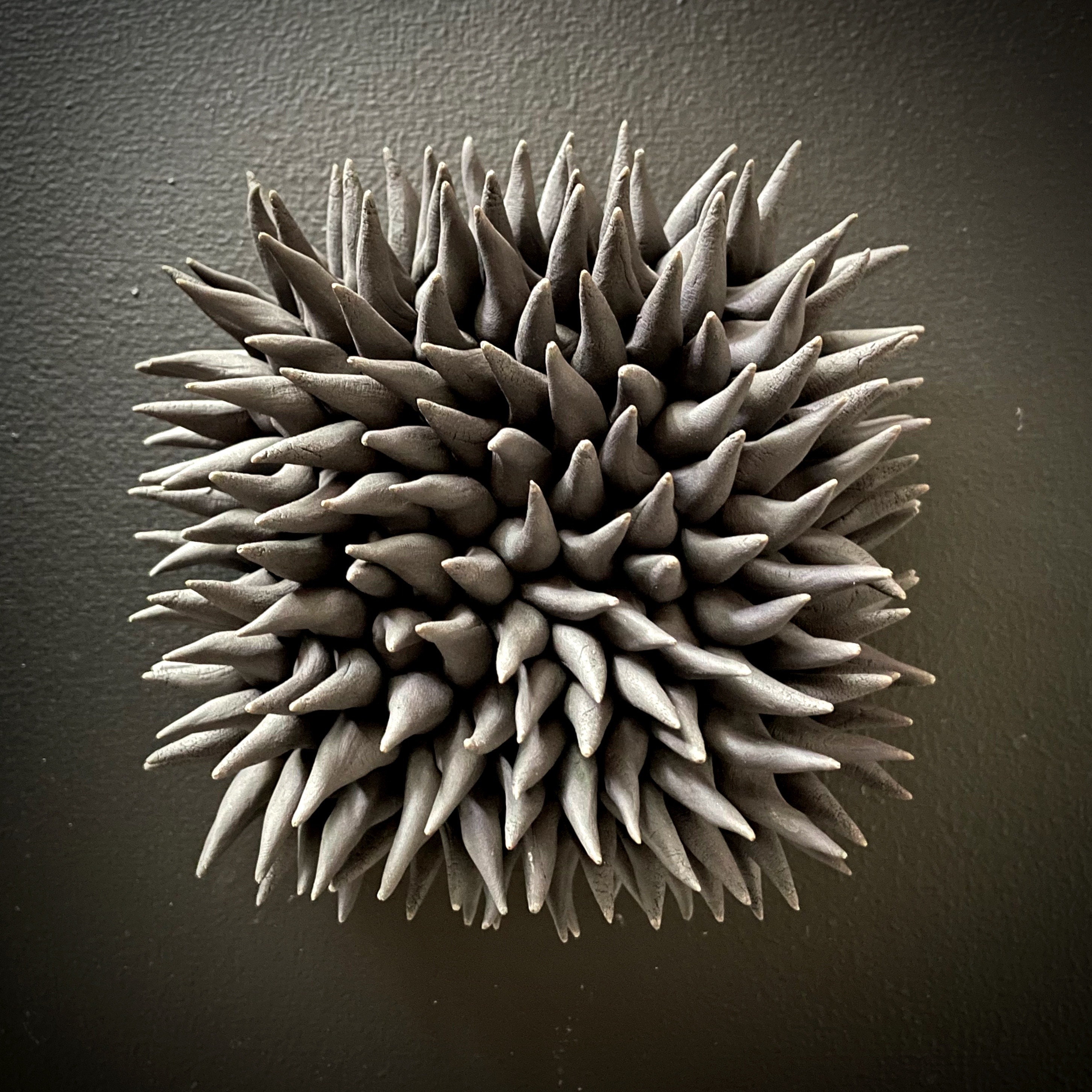 Turf -  Black Micro Tile - Black Porcelain Wall Art, Ceramic Wall Sculpture, modern decor
