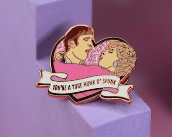 Kath & Kim Hunk 'O Spunk Hard Enamel Pin