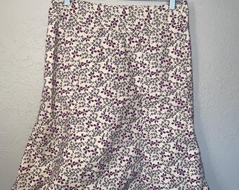 OFERTA DE LIQUIDACIÓN Falda floral para mujer talla 6 Y2K