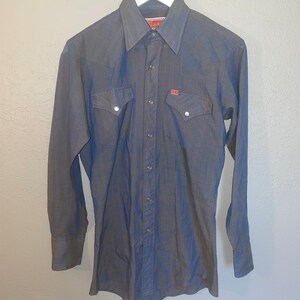 REBAJAS REBAJAS Camisa de vestir vintage de manga larga, con botones, Ely Plains, talla 14.5/32 y2k
