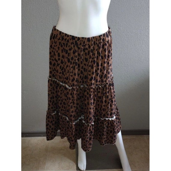 Cheetah skirt for clearance sale