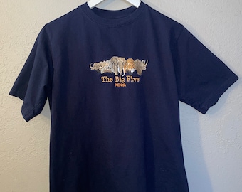 SALE SALE Vintage Kenya Africa T-shirt tourist souvenir tee y2k