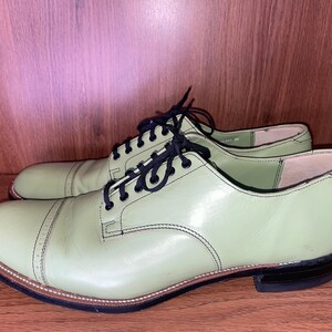Vintage Stacy Adams Green Dress Shoes, Men's Size 10.5 D - Etsy