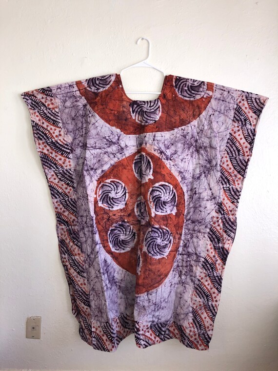 Vintage dress abstract ethnic caftan kaftan dress