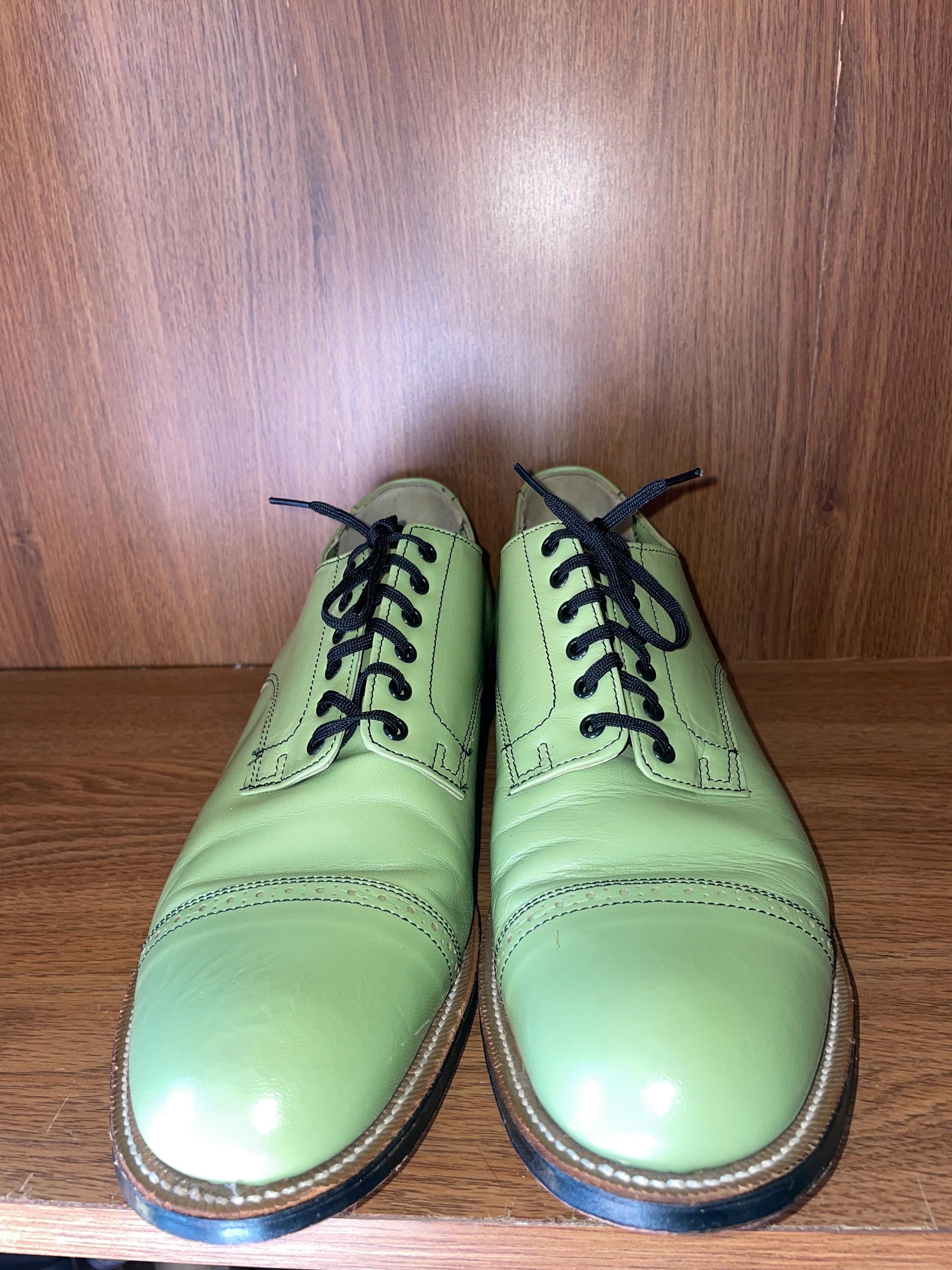 Money green Stacy adams size 13 excellent condition Stacy Adams Mens Size 13M Leather Oxford Dress Shoes Brown  main image 4
