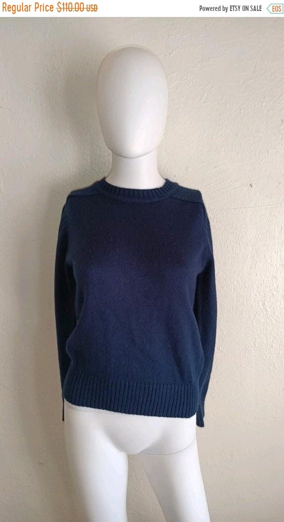 SALE SALE Clearance SALE 70s 80s cute blue sweater