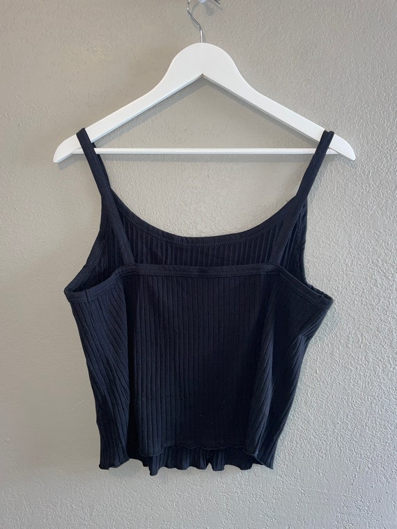 SALE SALE Clearance SALE Basic black ribbed tank … - image 2
