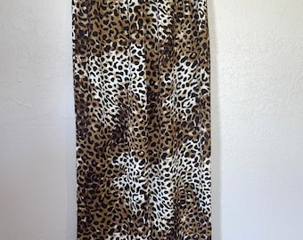 SALE SALE Clearance SALE Sheer cheetah pajama pants sz Large y2k