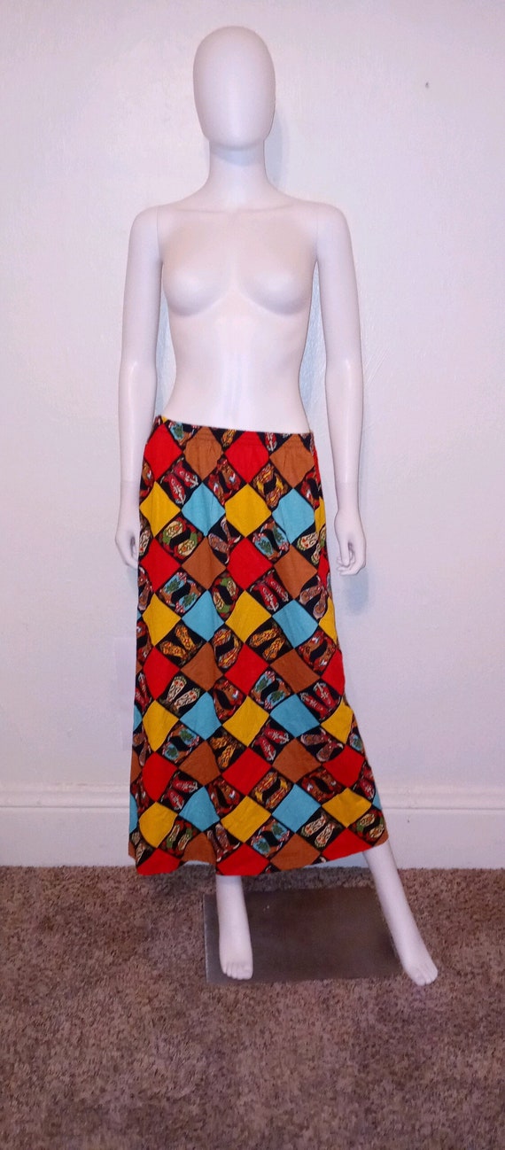 Country western boot long skirt