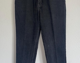Vintage 90s LEVIS 512  slim fit tapered leg  jeans black sz 3 Jr M