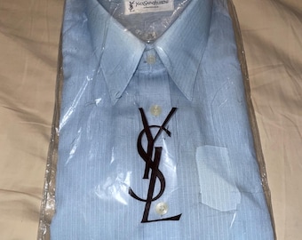 Vintage Yves Saint Laurent shirt new in package nwt sz 15