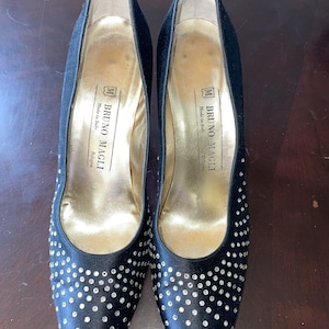 OFERTA OFERTA Zapatos de tacón alto para mujer, Bruno Magli fabricados en Italia talla 8.5 AAA y2k