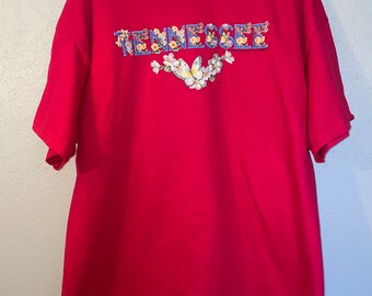 SALE SALE Vintage Tennessee T-shirt, butterflies, tourist souvenir tee